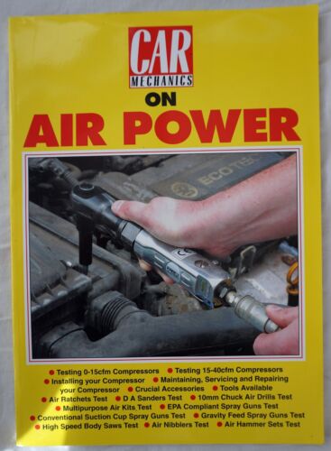Auto Mechaniker On Air Power Book Luftkompressoren Sprühpistolen Oldtimer Reparatur - Bild 1 von 7
