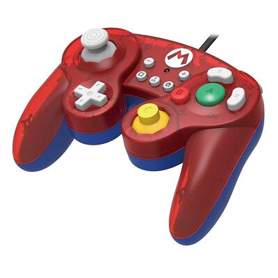 HORI Nintendo Switch Battle Pad (Mario) GameCube Style Controller - Nintendo