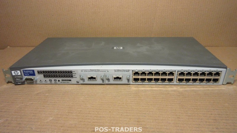 HP 2524 J4813A ProCurve Switch 24-Port Switch Managed INCL 2X GIGABIT STACKING M