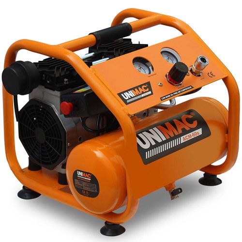 UNIMAC 1.5HP 6L Silent Oil-Free Portable Electric Air Compressor Airtools Tyre - Picture 12 of 12
