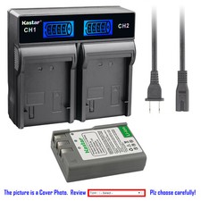 Kastar Battery LCD Rapid Charger for EN-EL9a MH23 Nikon D3000 SLR Digital Camera