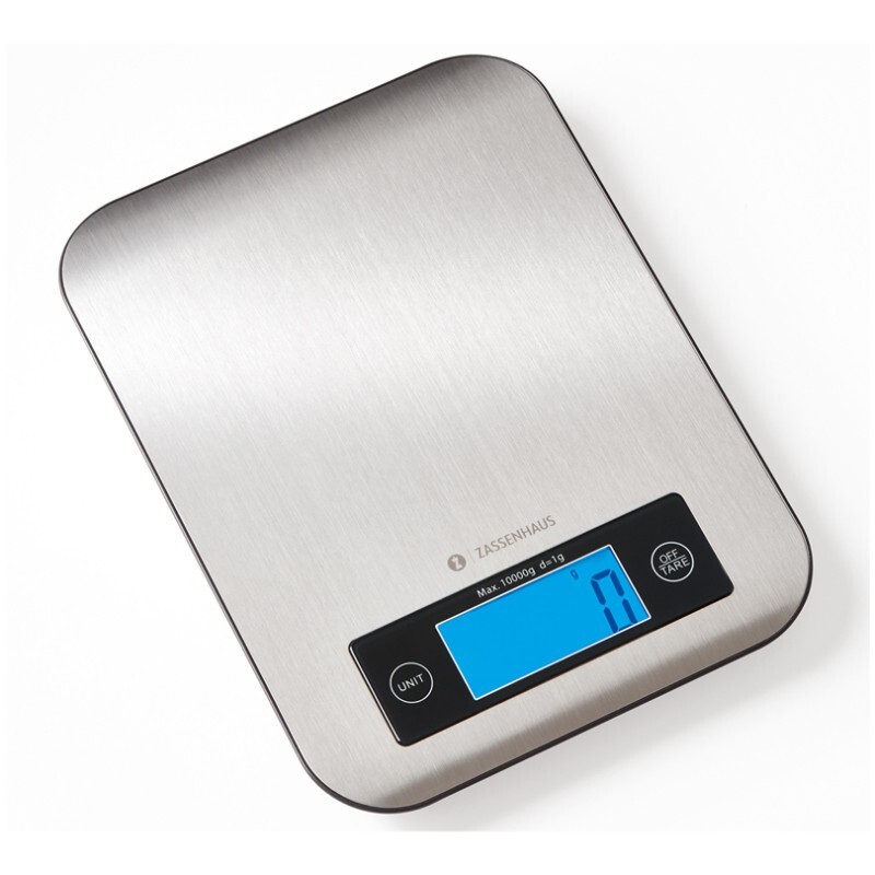 Bilancia Cucina Digitale Zassenhaus Pure Inox 10kg - Alta Precisione