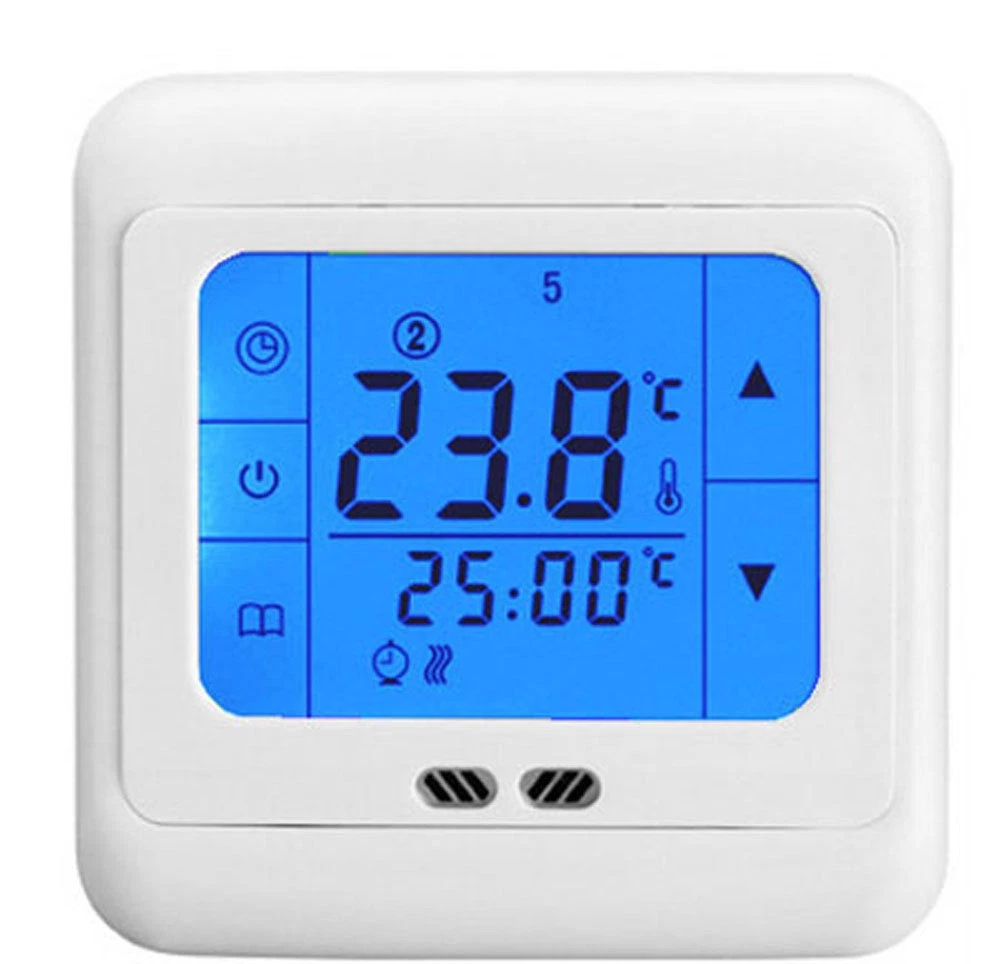 LCD Touch Screen Underfloor Heating Thermostat - Extra Load 30 Amp | eBay