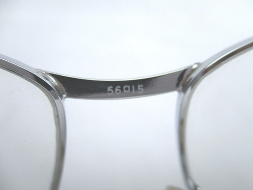 GEOFFREY BEENE..EYEGLASS FRAMES..SILVER METAL & BLUE..NEW.. - Picture 3 of 4