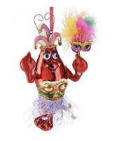 Gift Company [W] HäNger Krabbendame Mit Maske, Rot, 10,2X15,2X4,8Cm