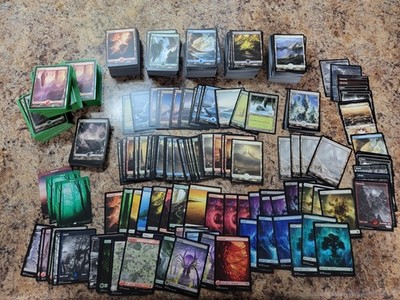 1k+ MTG Full Art Basic Land Lot Zendikar, BFZ, Snow Lands, Wastes So Much Value