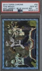 2013 Topps Chrome #50 Tom Brady Blue Wave Refractors PSA 10