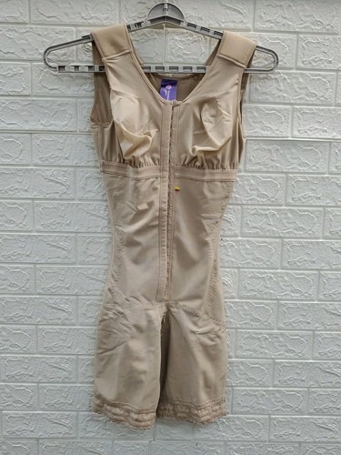 New Snatched Body Post Surgery Faja Shaper W/Bra Beige Size 38 [L]
