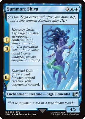 Summon: Shiva FIN 78 MTG FINAL FANTASY Uncommon Normal EN NM