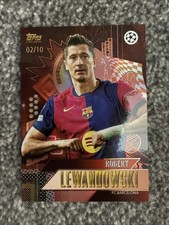 Robert Lewandowski /10 Topps Gold 2024 Fc Barcleona