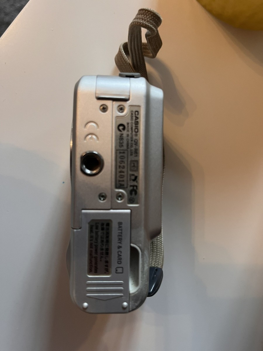 Casio QV R61 6.0MP Digital Camera - Silver for sale online | eBay