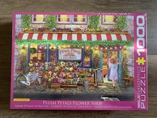 Eurographics 1000 Piece Puzzle Plush Petals Flower Shop