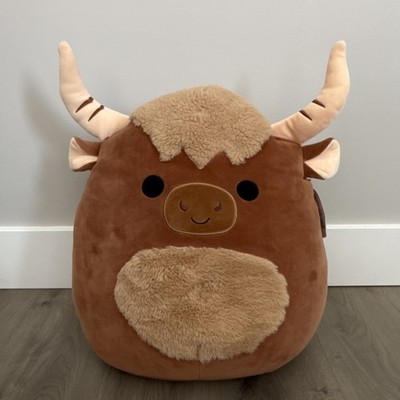 Kellytoy Squishmallows Marshal Buffalo Stuffed Animal Toy, Brown Beige 16 inch