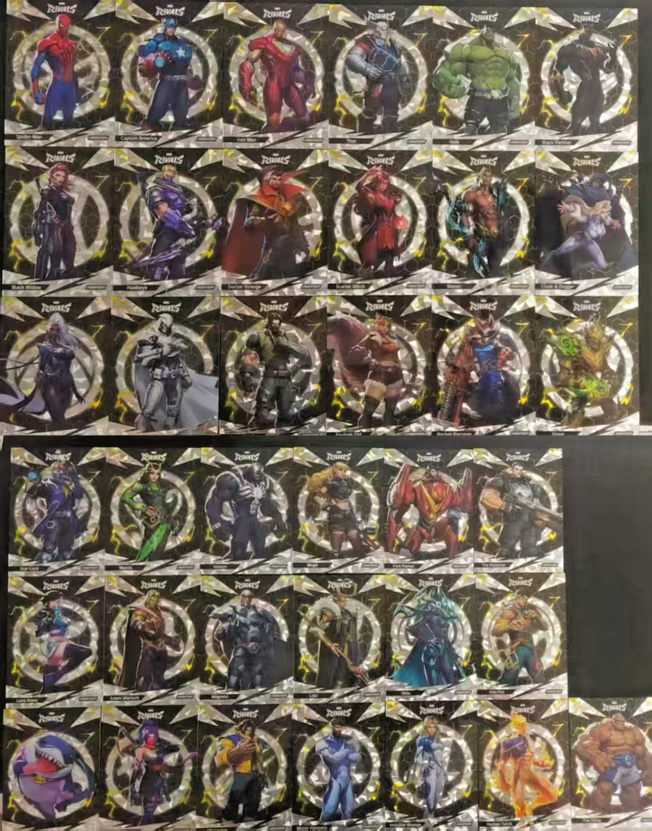 2025 KAKAWOW PHANTOM Marvel Rivals Trading Cards Basic Set-37pics