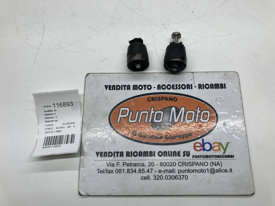 COPPIA BILANCIERI STABILIZZATORI MANUBRIO KYMCO XCITING 300 R 2007-2012-2014 - Immagine 4 di 4