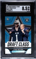 2023 Panini Rookies & Stars Tyree Wilson Draft Class Platinum #1/1 SGC 8.5