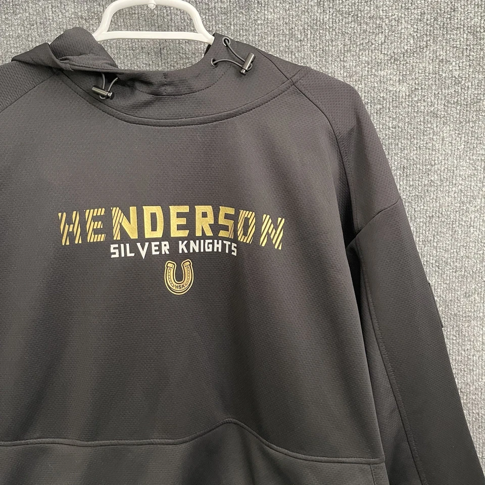 Sudadera con capucha Loogaroo Henderson Silver Knights para hombre talla L negra Foto 3 de 4