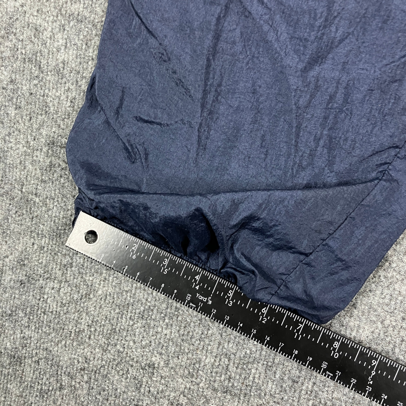 Pantalone giacca a vento Fila uomo M blu navy vintage leggero nylon polsini elasticizzati