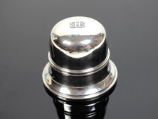Vintage Birks Regency Plate Double B Silver Plated Domed Ring Box (2)