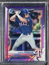 Foscue, Justin - 2021 Bowman Chrome Prospect - 165/250