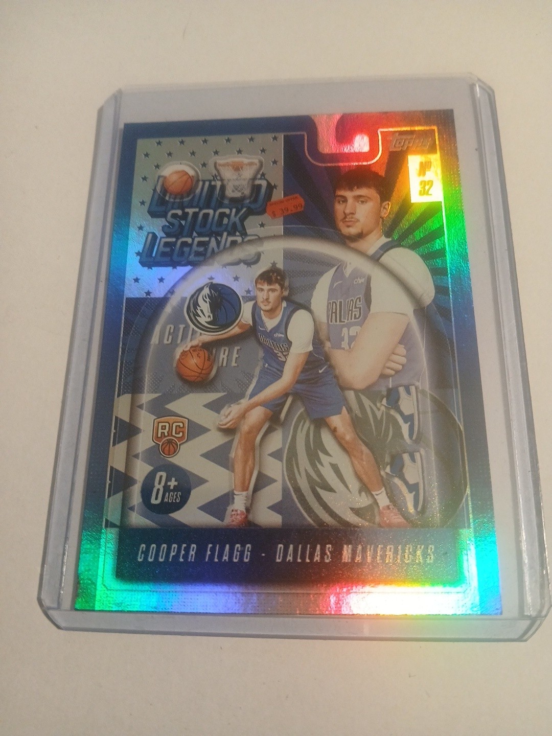 COOPER FLAGG Rookie 2025-26 Topps Limited Stock Legends Holo Mavericks RC #LST-1