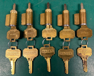5x Hager KIK / KIL Lock Cylinders 626  - Locksmith