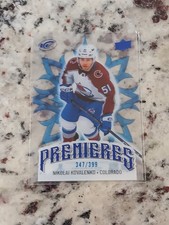 2024-25 UD Ice Hockey Nikolai Kovalenko Premieres Blue /399 Colorado 