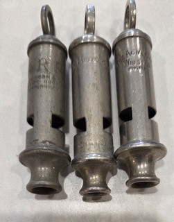 VINTAGE WHISTLES THE METROPOLITAN THE ACME CITY AND THE ARP