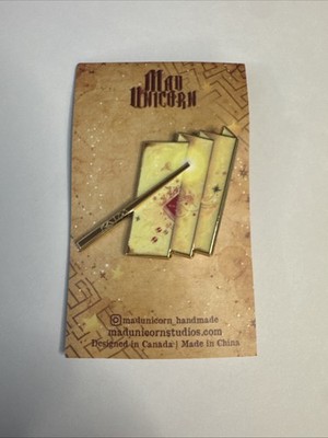 Harry Potter Pin Mad Unicorn Patreon Monthly Map Part 1 May 2025 Wand