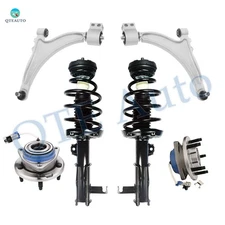 6 F Lower Control Arm-Hub-Quick Strut For 2010 Buick Allure w/o Electronic Susp.