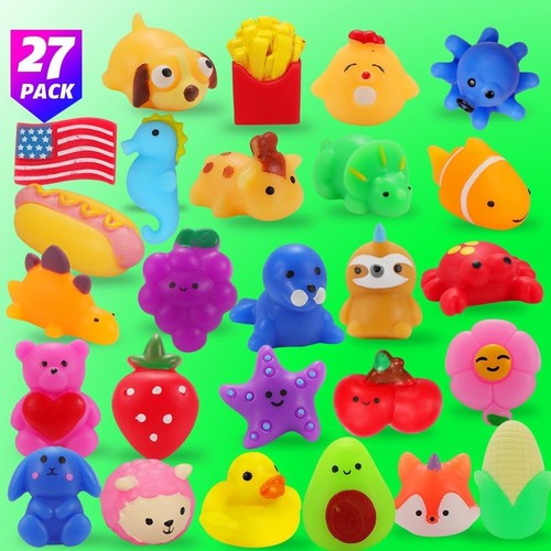 Squishy Toys, 27-Pack Squishies Party Favors for Boys Girls Kids, Mochi Mini... - 第 5/7 張圖片