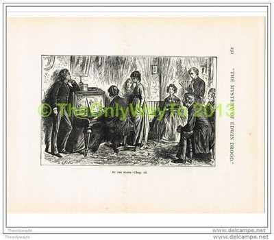 MYSTERY OF EDWIN DROOD (2) BY SIR LUKE FILDES, PLATE FROM DICKENS SOUVENIR 1912