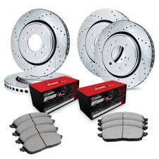 R1 Concepts Drilled & Slotted Brake Kit w Opt...