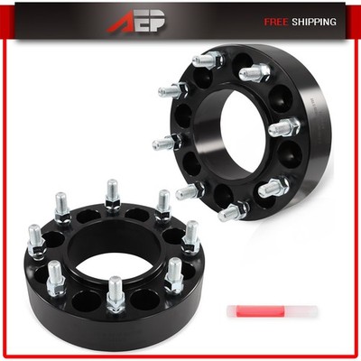 2 Pcs 2'' 8x6.5'' to 8x180 Wheel Adapters For Chevy Silverado 2500 HD Express 2500
