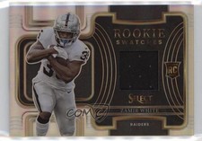 2022 Panini Select Rookie Swatches White Prizm 31/75 Zamir White #RSW-20 ow3