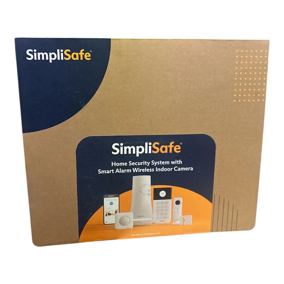 SimpliSafe Home Security System w/ Smart Alarm Wireless Indoor Camera - Image 2 of 3
