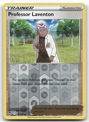 Professor Laventon 162/195 Silver Tempest Reverse Holo