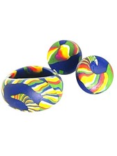  35 FREE SHIPPING NEW NakamuraArt Handmade Clay Ring Set