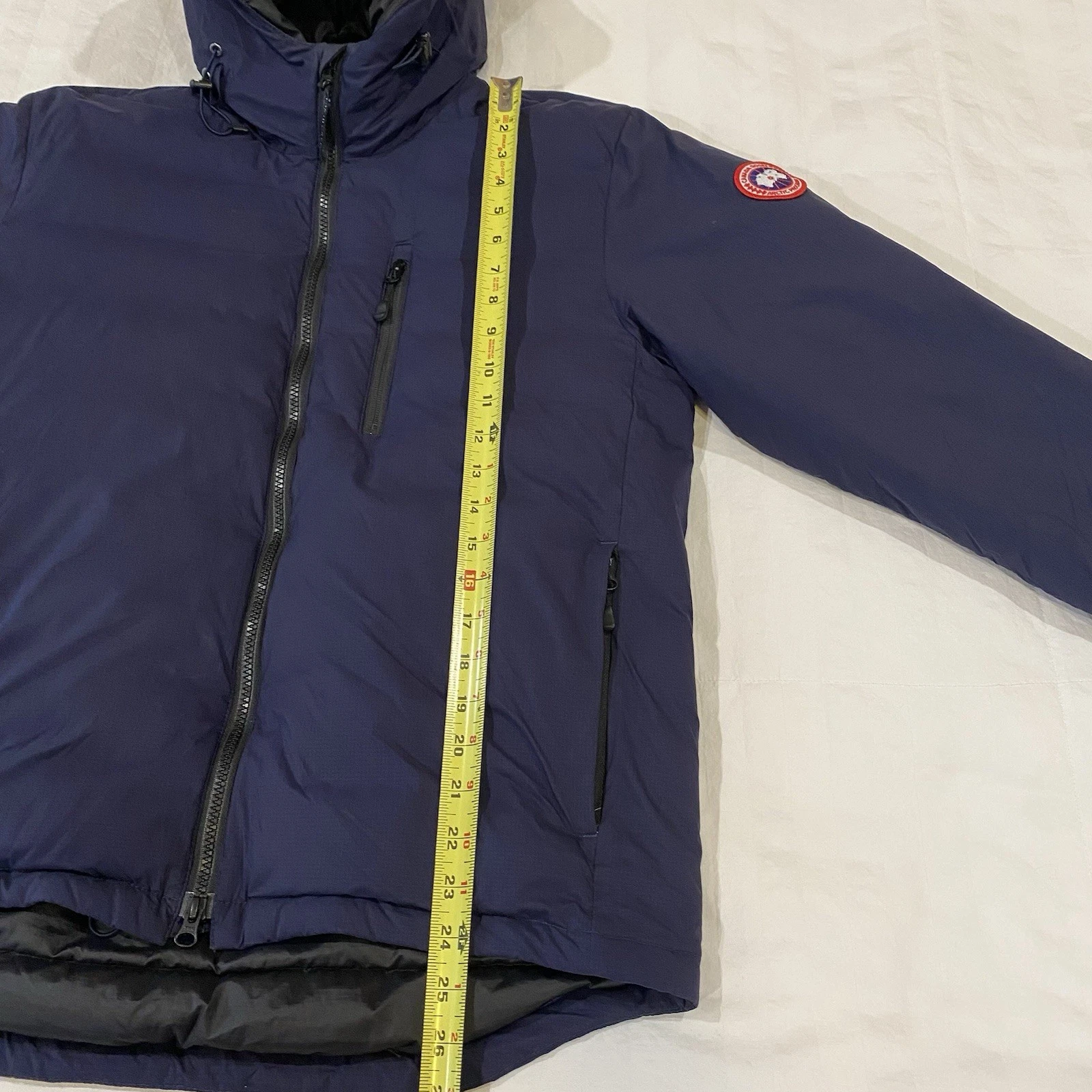 Canada Goose Lodge Hoody - Excellent - Mens Medium - Atlantic Navy - MSRP $950 image 10