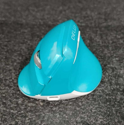 Delux M618mini Ergonomic Mouse Wireless Quiet Vertical Mouse for Small Hands