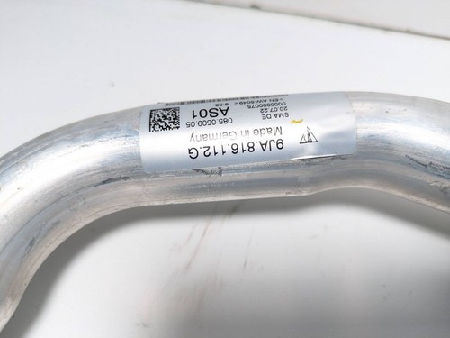 Porsche Taycan 9J1 2021 Air conditioning A/C AC pipe hose 9JA816112G LIQ1593 - Picture 5 of 8