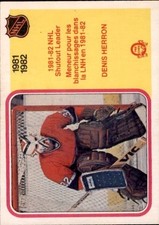 1982-83 O-Pee-Chee - League Leaders Denis Herron #241 MINT (Wax ST)