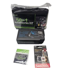 GoPro HERO11 - Action Camera + 64GB Card, 50 Piece Accessory Kit and 2 Batteries