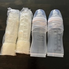 Two Playtex Nurser Bottles 8 Oz With 30 New, Sealed Drop in Liners