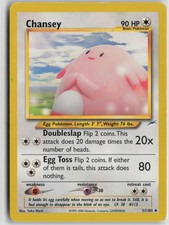 Chansey 31/105 Uncommon Neo Destiny Pokemon Unlimited Lightly Played on eBay