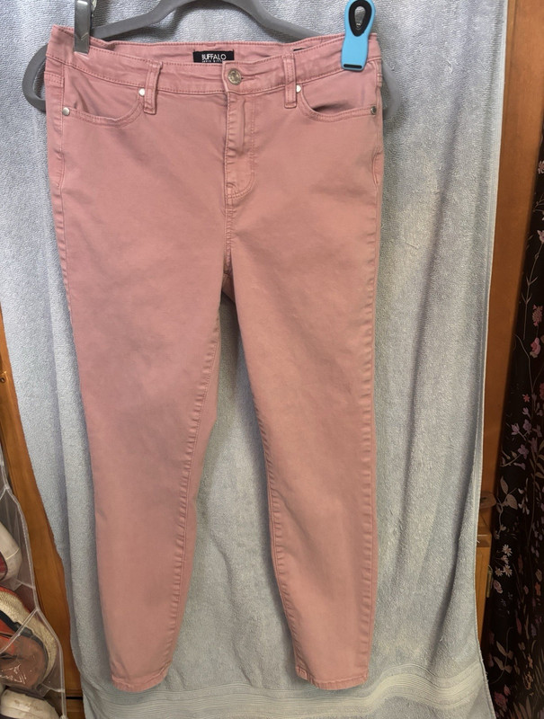 Buffalo David Bitton Women’s Skinny Jeans Size 6 Pink High Rise Stretch