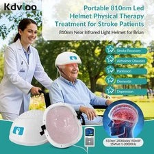15W 810nm Near-infrared Light Helmet for Brain Diseases Parkinson Chronic Pain