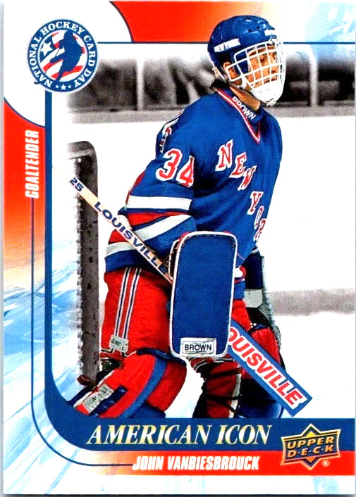 2016 UPPER DECK NHCD AMERICAN ICON JOHN VANBIESBROUCK #11