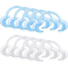 Mundwinkelhalter Wangenhalter Dental Mundöffner Challenge Blau Transparent 10...