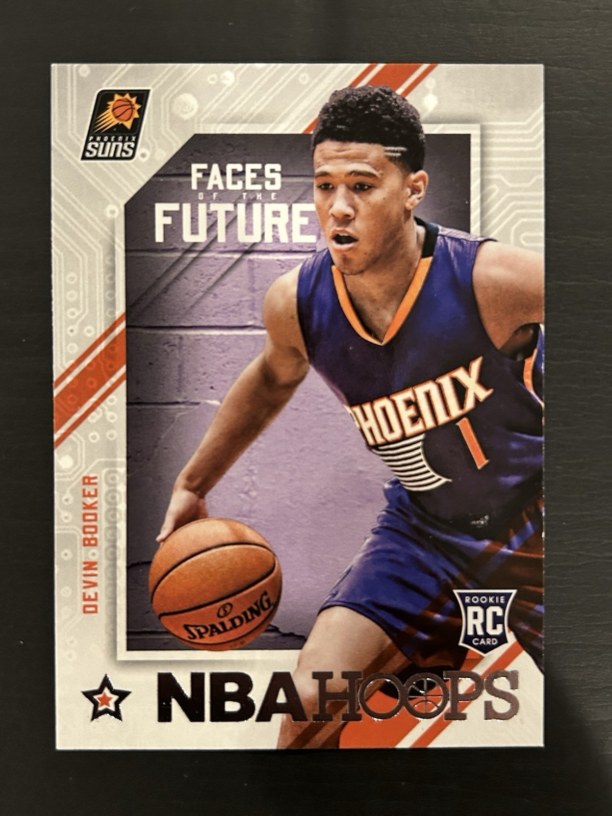 2015-16 Panini Hoops Devin Booker Faces of the Future Rookie #11 Phoenix Suns